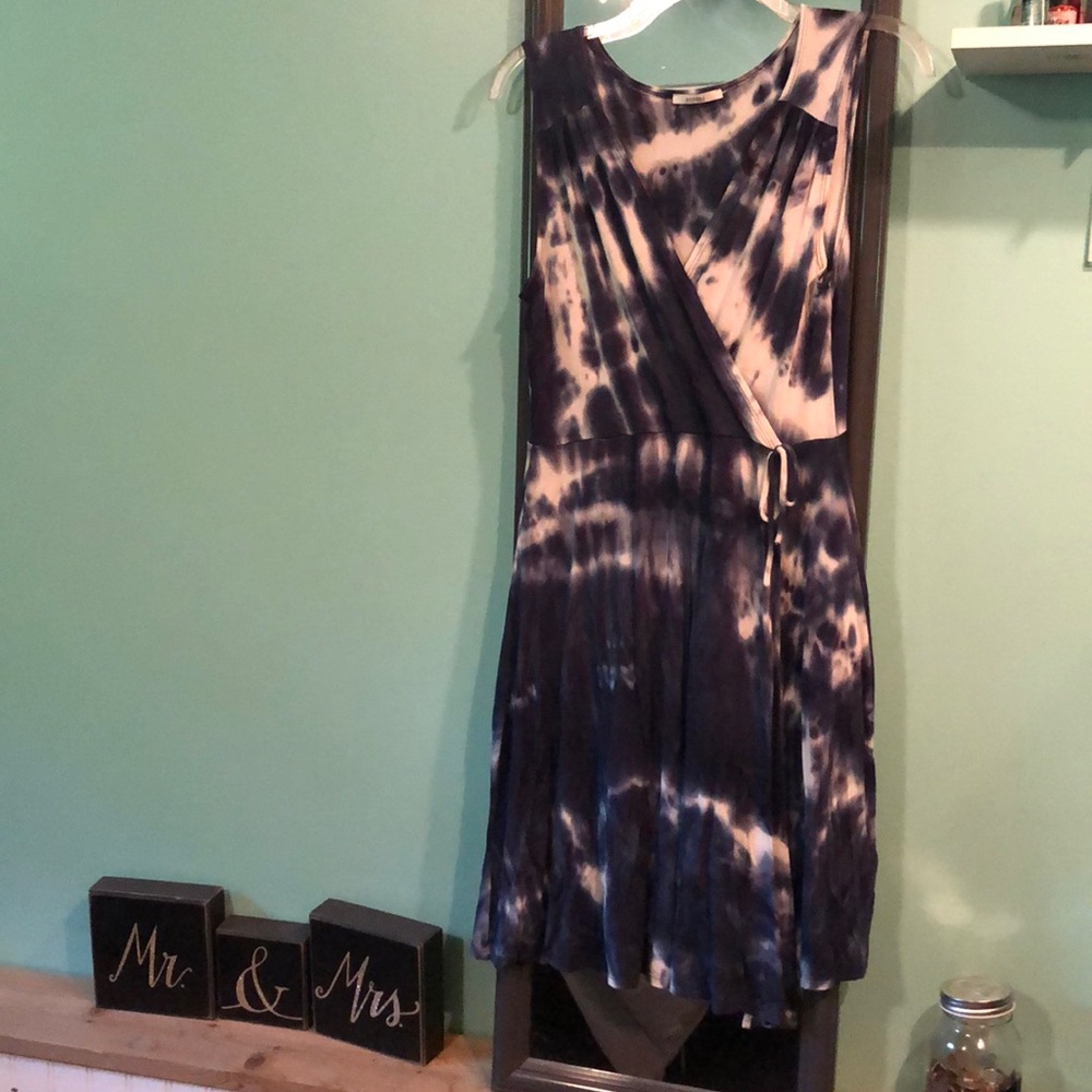 Super soft faux-wrap dress